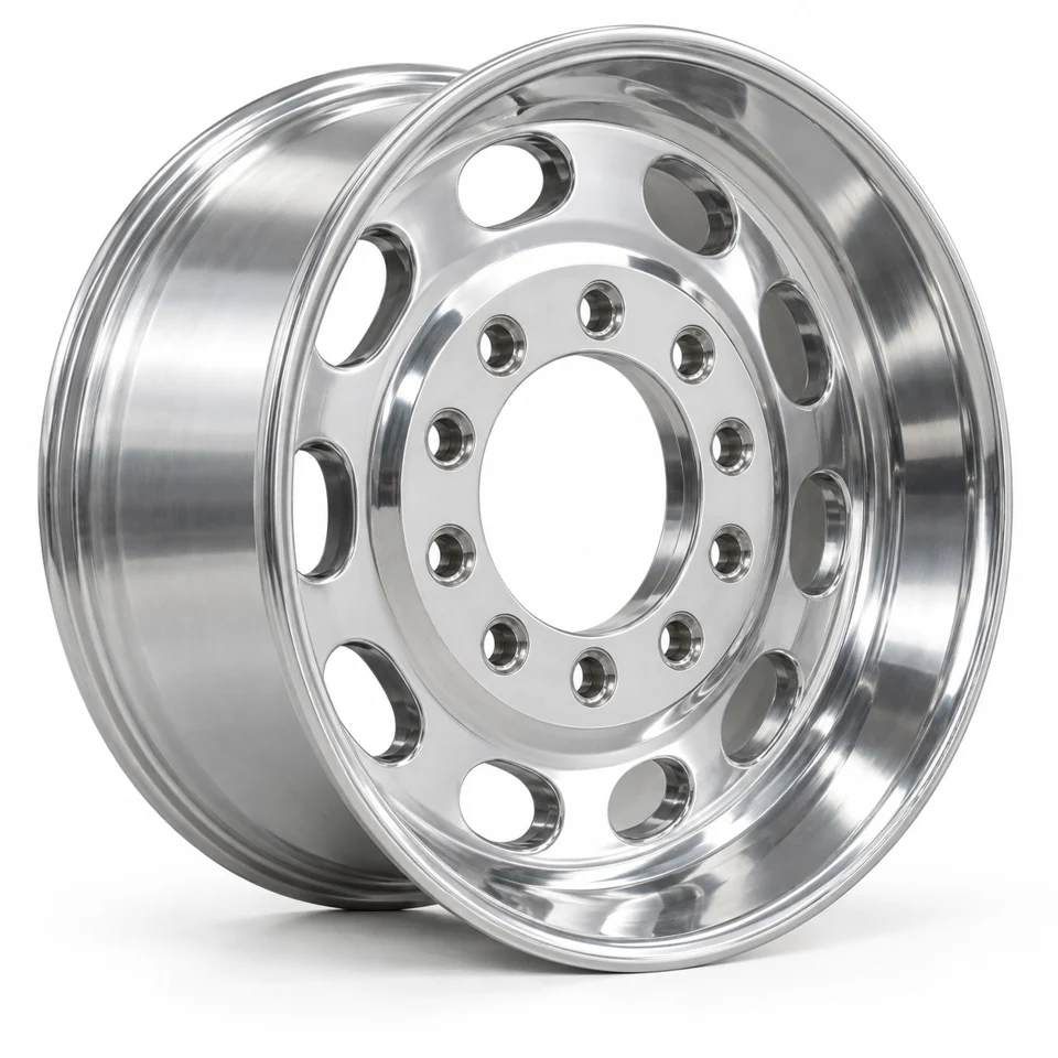 Hub-Piloted Forged Aluminum Dual Wheel