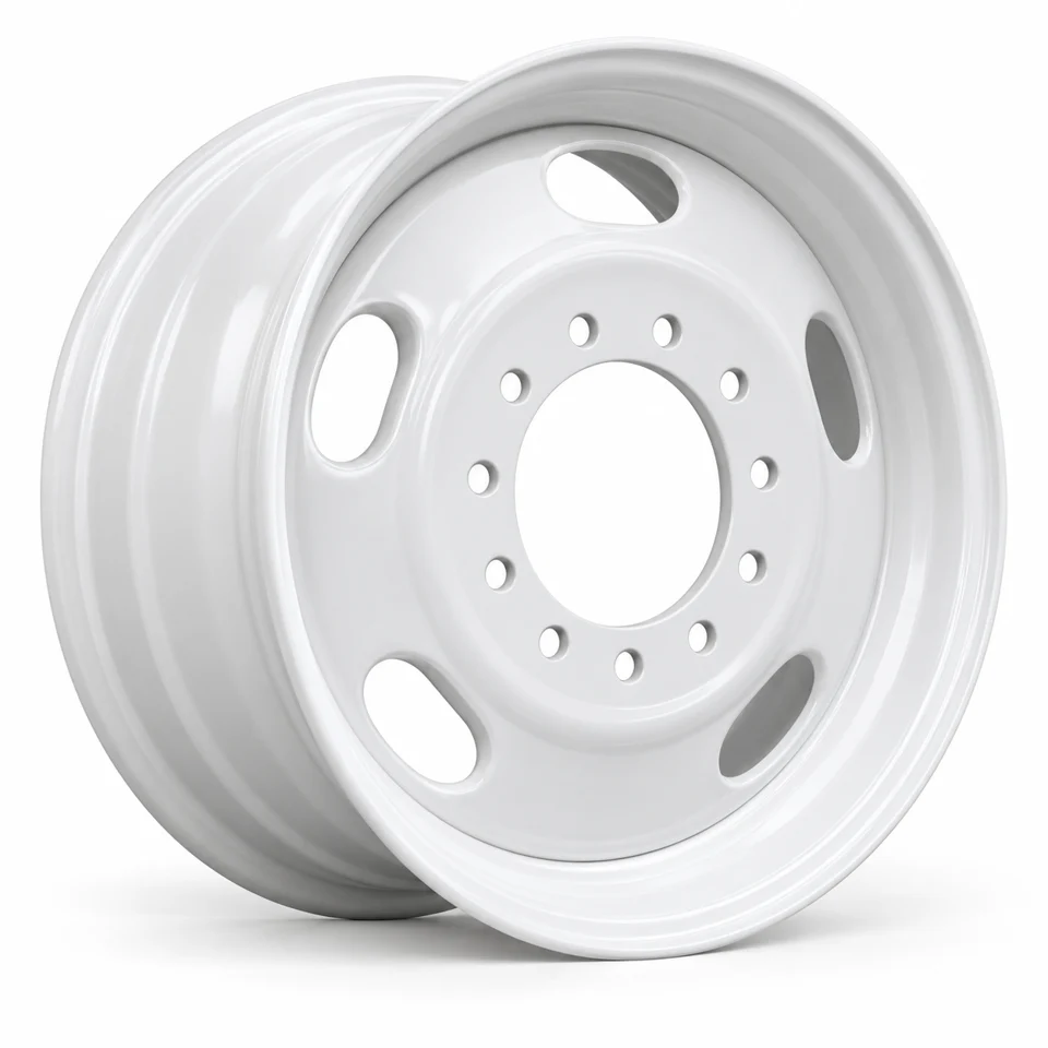 Hub-Piloted Steel Truck Wheel