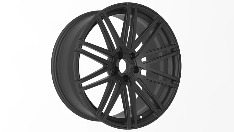 Curved Double-Spoke Alloy Wheel - 1040