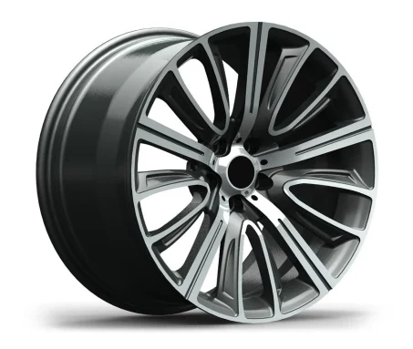 Asymmetric Multi-Spoke Forged Wheel - M0040